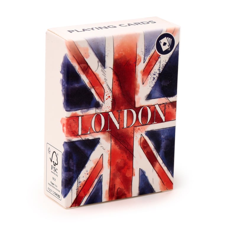 London Tour Standard Deck of 52 Playing Cards with 2 Jokers