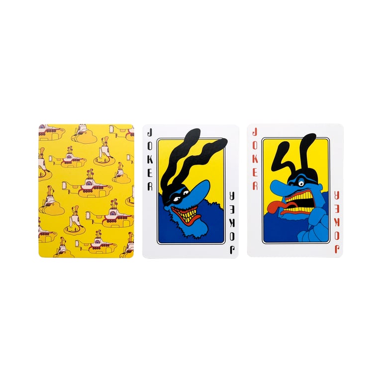 The Beatles Yellow Submarine Licensed 52 Card Deck with Jokers