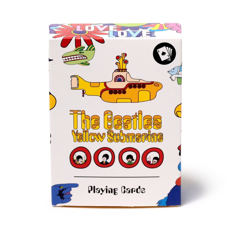 The Beatles Yellow Submarine Licensed 52 Card Deck with Jokers