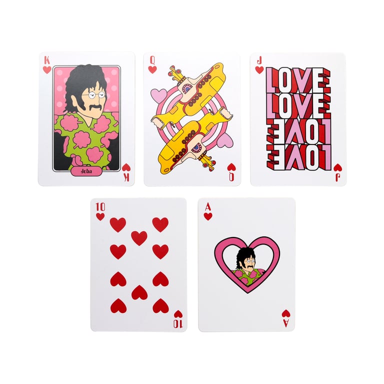 The Beatles Yellow Submarine Licensed 52 Card Deck with Jokers