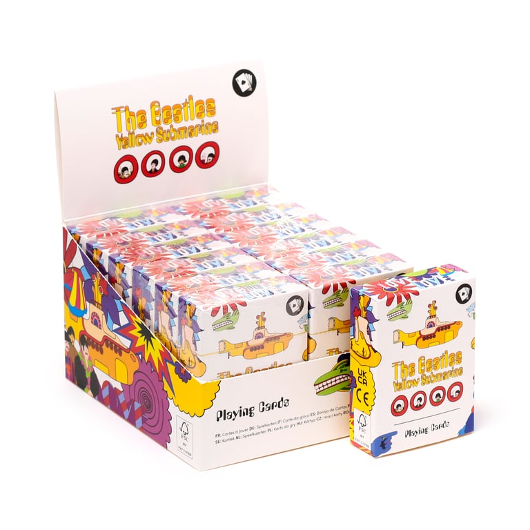The Beatles Yellow Submarine Licensed 52 Card Deck with Jokers