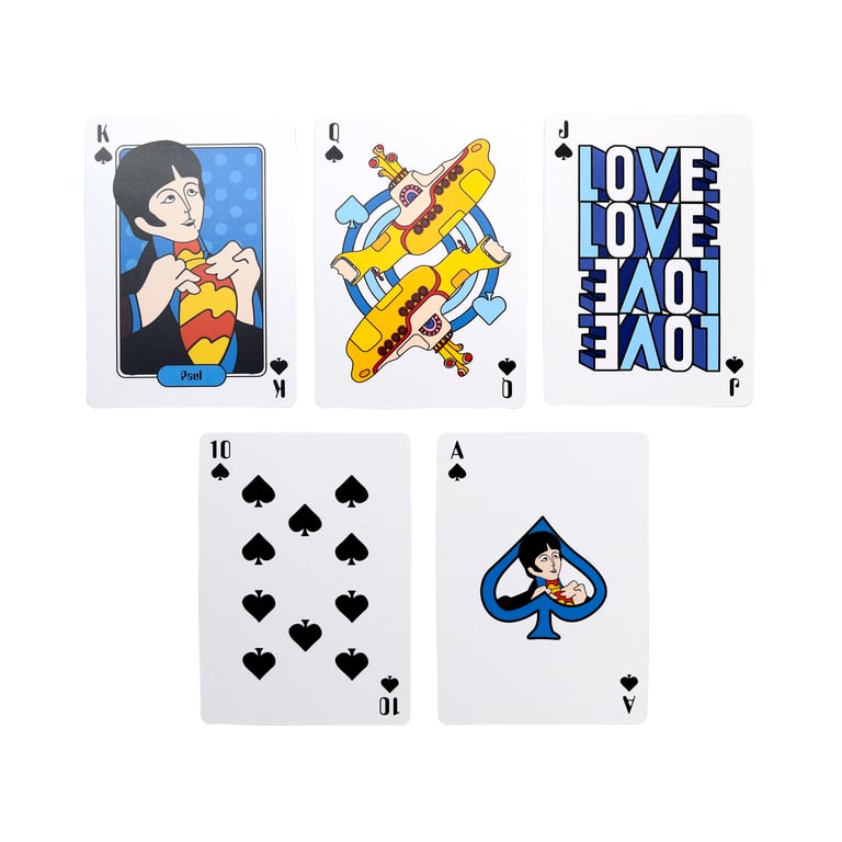 The Beatles Yellow Submarine Licensed 52 Card Deck with Jokers