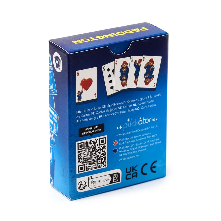 Paddington Bear Standard Deck of Licensed Playing Cards (52 2 Jokers)