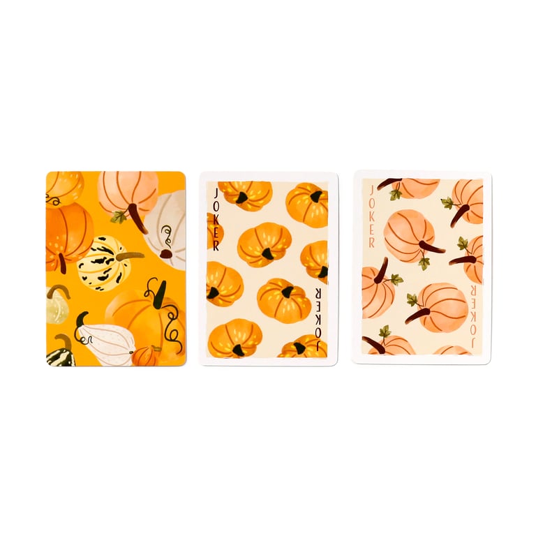 Autumn Harvest Standard Deck of 52 Card Playing Cards with Jokers
