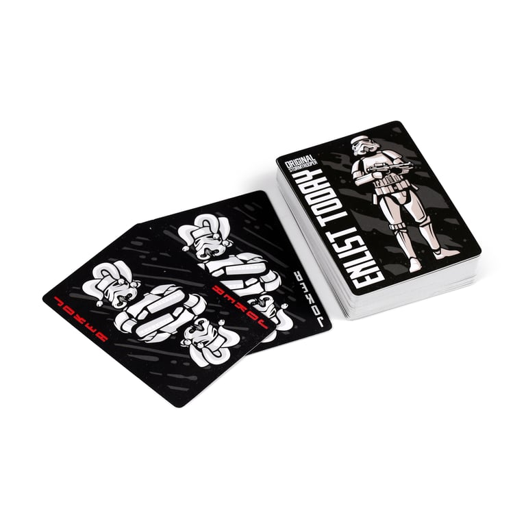Licensed Stormtrooper Standard Deck of Playing Cards - 52 Card Set with Jokers