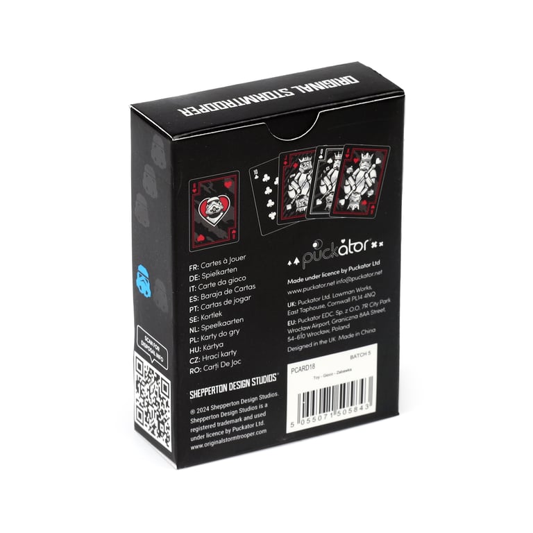 Licensed Stormtrooper Standard Deck of Playing Cards - 52 Card Set with Jokers