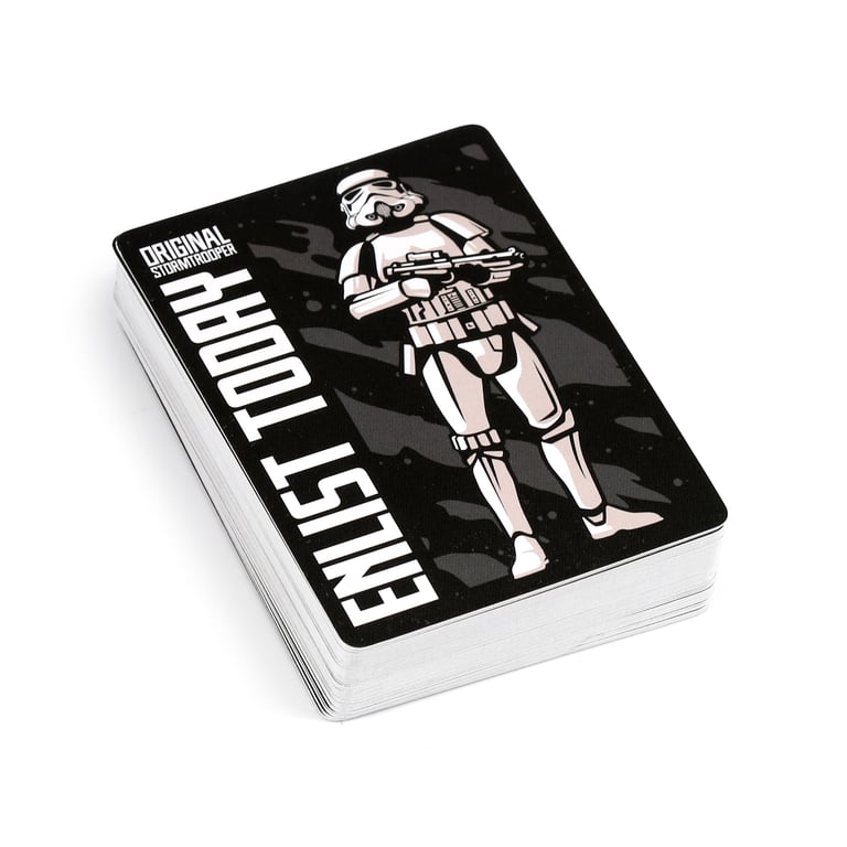 Licensed Stormtrooper Standard Deck of Playing Cards - 52 Card Set with Jokers