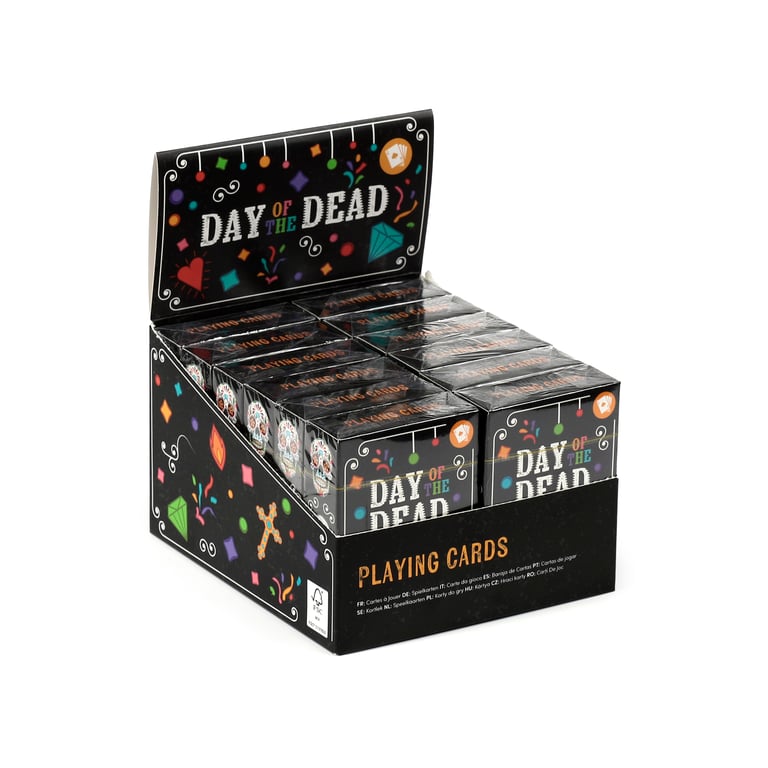Standard Day of the Dead 52 Card Deck with Jokers