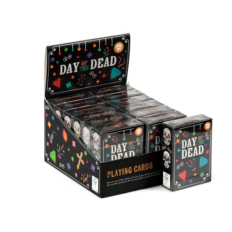 Standard Day of the Dead 52 Card Deck with Jokers