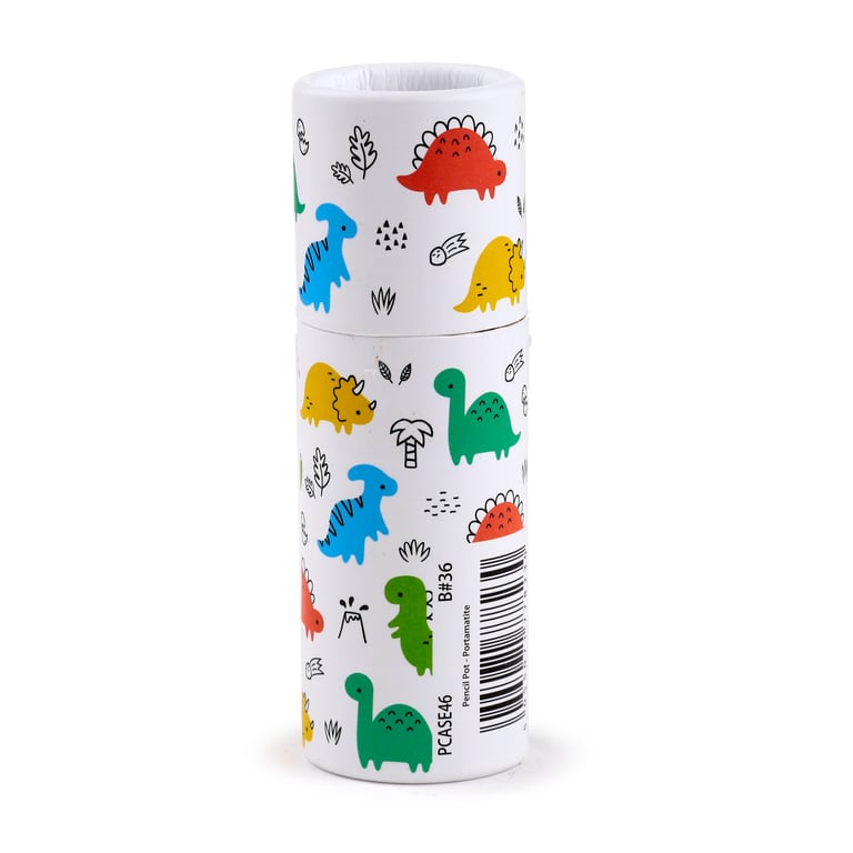 Wooden Colouring Pencils Dinosauria Set - 12 Piece Assorted Colours