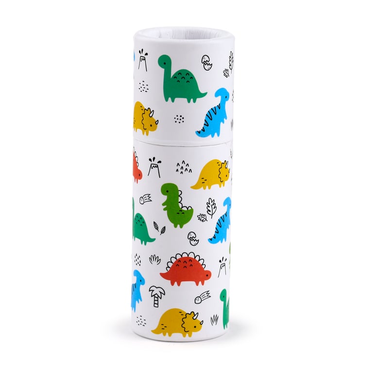 Wooden Colouring Pencils Dinosauria Set - 12 Piece Assorted Colours