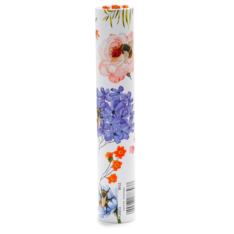 Large Colouring Pencil Tube - 12 Assorted Colours, Wooden Poplar & Card Stock Pencils Set