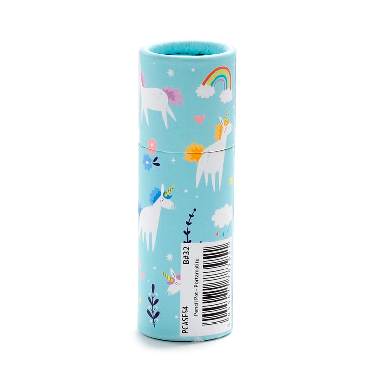 Unicorn Magic 12-Piece Wooden Colouring Pencils Set - Poplar Wood & Card Assorted Colours