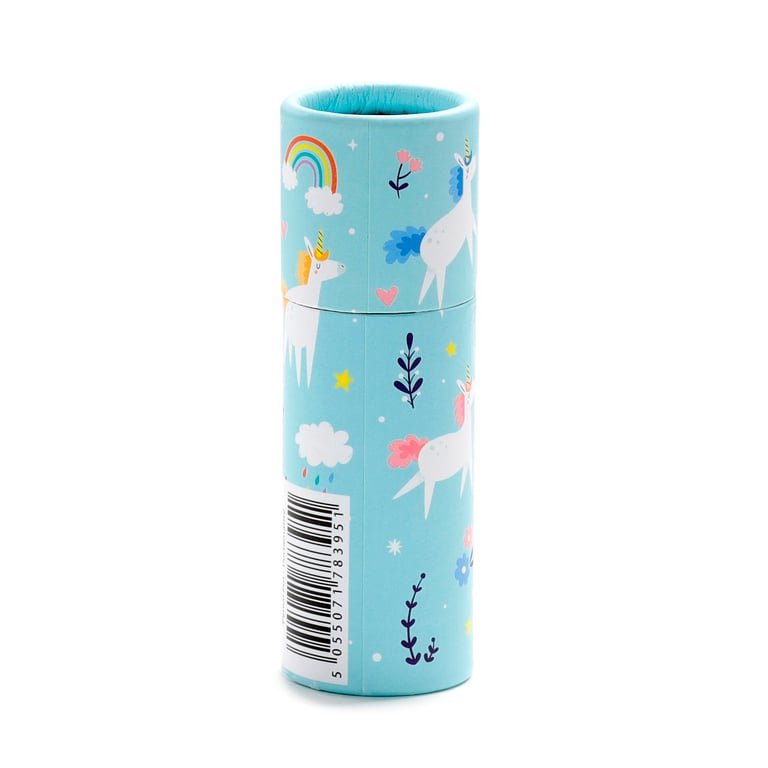 Unicorn Magic 12-Piece Wooden Colouring Pencils Set - Poplar Wood & Card Assorted Colours