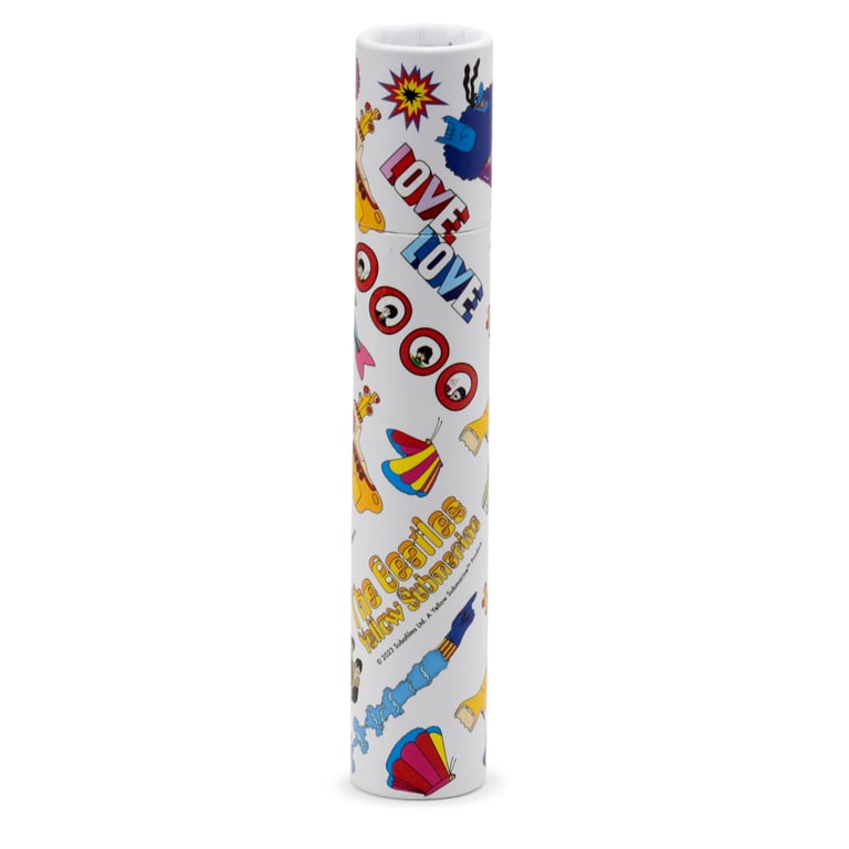 Beatles Yellow Submarine 12-Piece Large Coloured Pencil Set, Assorted Poplar Wood