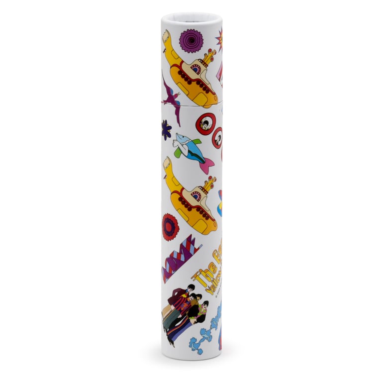 Beatles Yellow Submarine 12-Piece Large Coloured Pencil Set, Assorted Poplar Wood