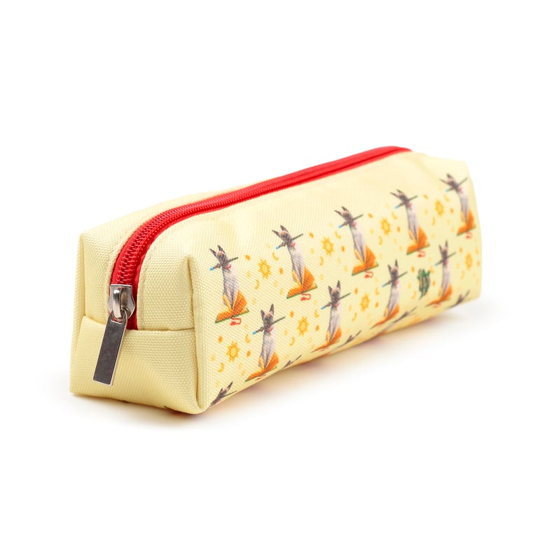 Lisa Parker Hocus Pocus Cat Canvas Pencil Case - Fully Licensed and Durable