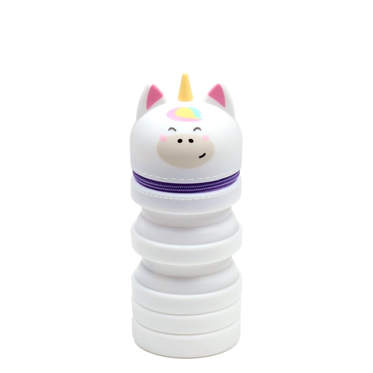 Silicone Pop Up Pencil Case - Adoracorn Unicorn Metal Zip Organizer