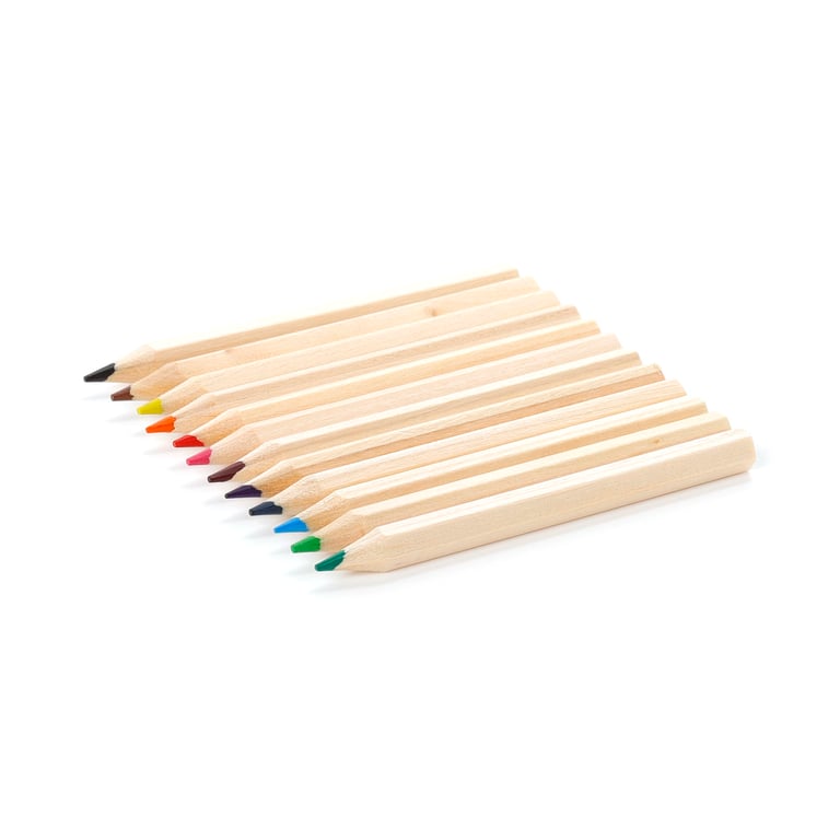 Wallace & Gromit Assorted Colour Wood Pencils 12 Piece Set