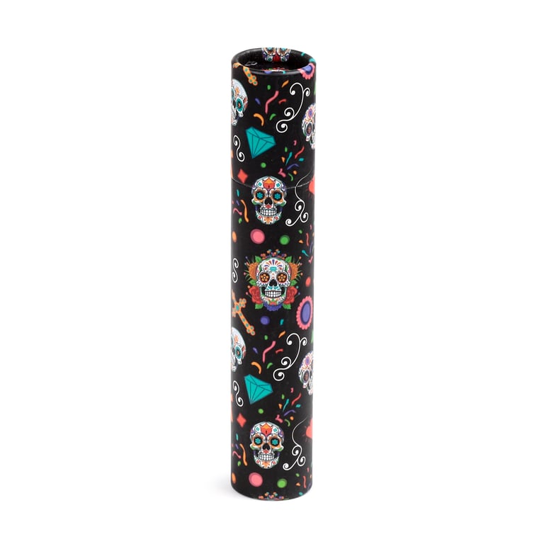 12-Piece Wooden Day of the Dead Colouring Pencil Set - Assorted Colours