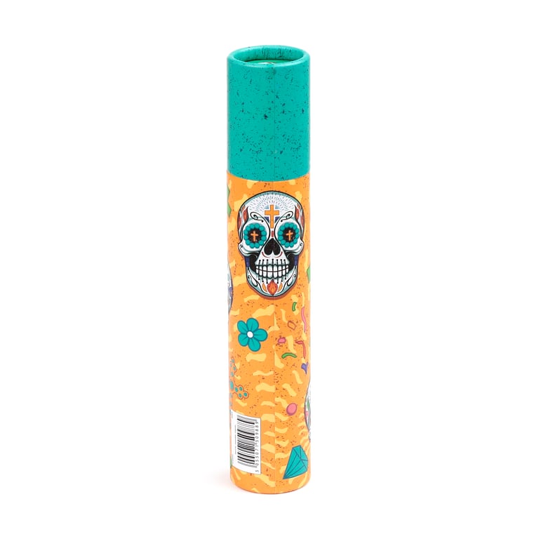 12-Piece Wooden Day of the Dead Colouring Pencil Set - Assorted Colours