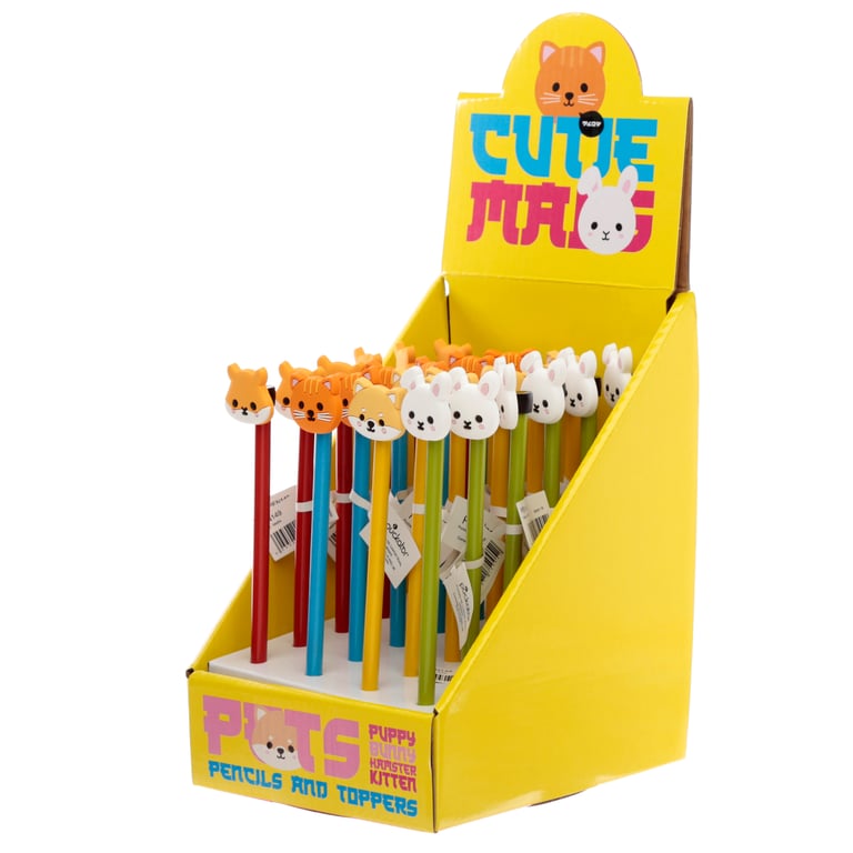 Wooden Pencil with Durable PVC Topper by Adoramals - Home Office Supply