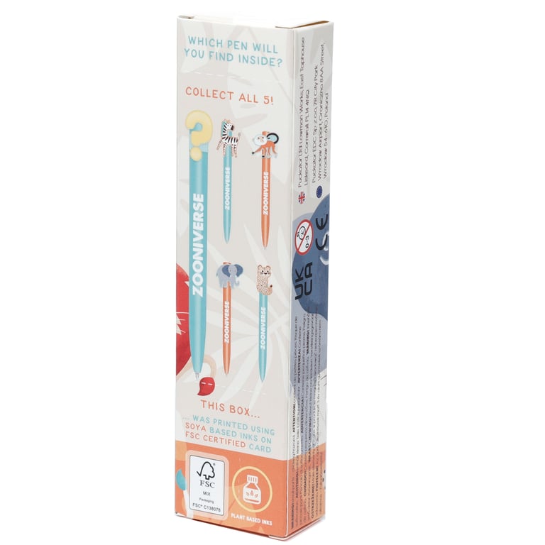 Surprise Animal Pen - Black Ink Plastic and PVC Design Reveal