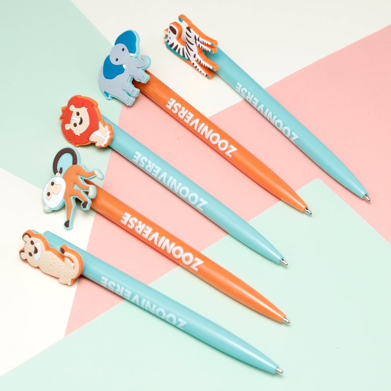 Surprise Animal Pen - Black Ink Plastic and PVC Design Reveal