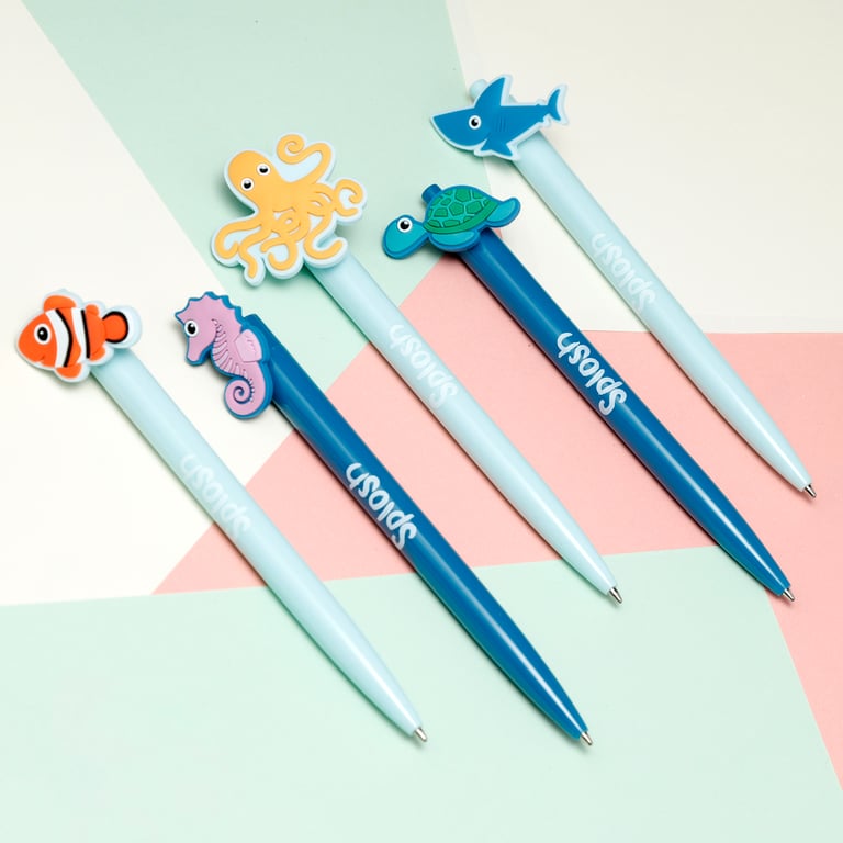 Surprise Sealife Pen - Splosh: Mystery Black Ink PVC Writing Instrument