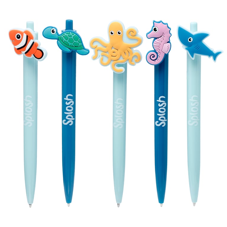 Surprise Sealife Pen - Splosh: Mystery Black Ink PVC Writing Instrument