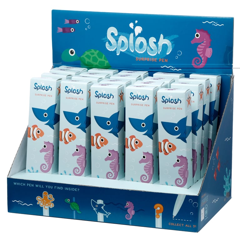 Surprise Sealife Pen - Splosh: Mystery Black Ink PVC Writing Instrument