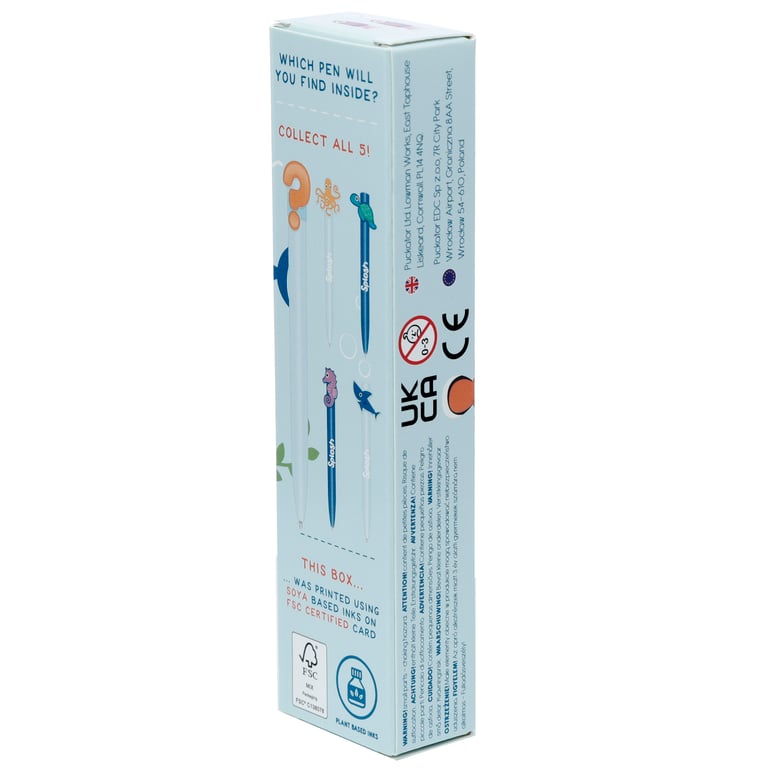 Surprise Sealife Pen - Splosh: Mystery Black Ink PVC Writing Instrument