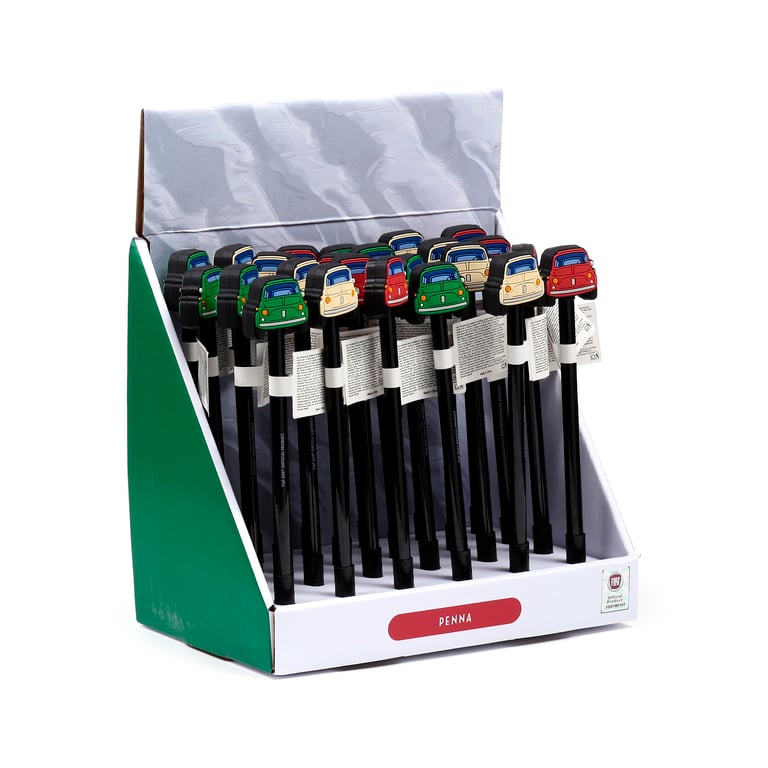 Fine Tip Pen - Retro Fiat 500 (CE Marked & Licensed)