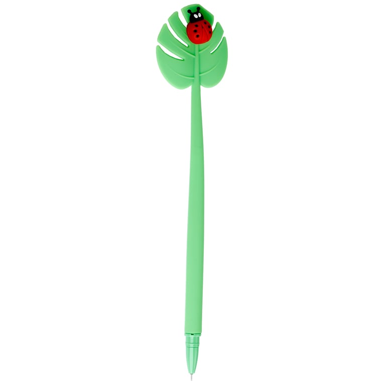 Botanical Gardens Bumble Bee, Ladybird and Snail Leaf Fine Tip Pen - CE Marked & EN71 Compliant Plastic Writer