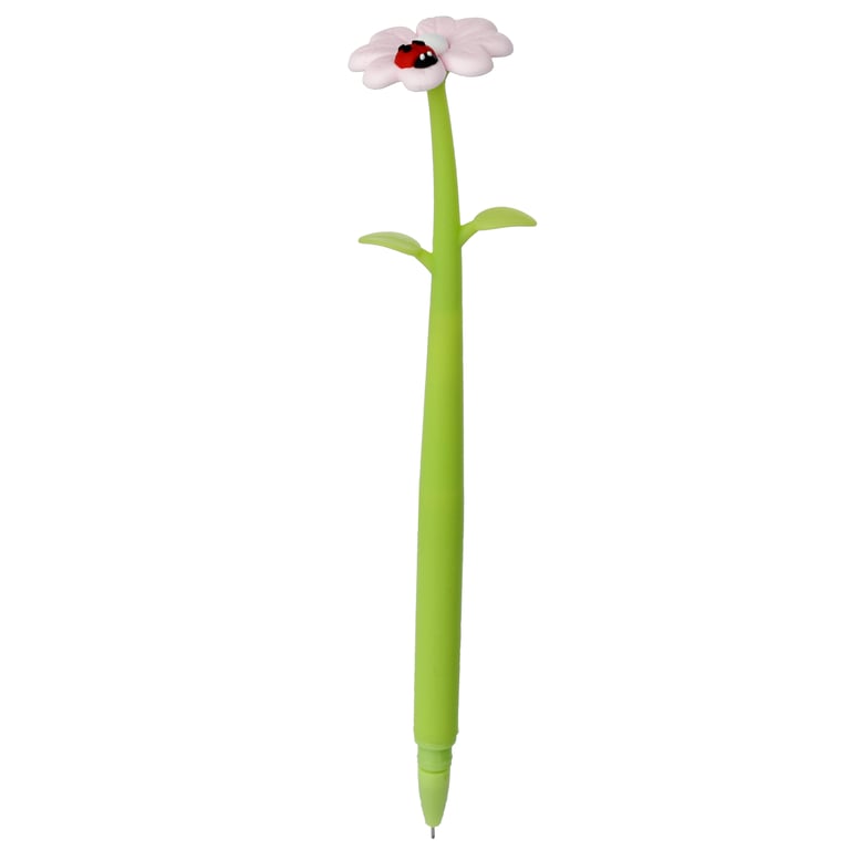 Botanical Gardens Ladybird Flower Fine Tip Pen - CE Marked, PVC Free, Black Ink