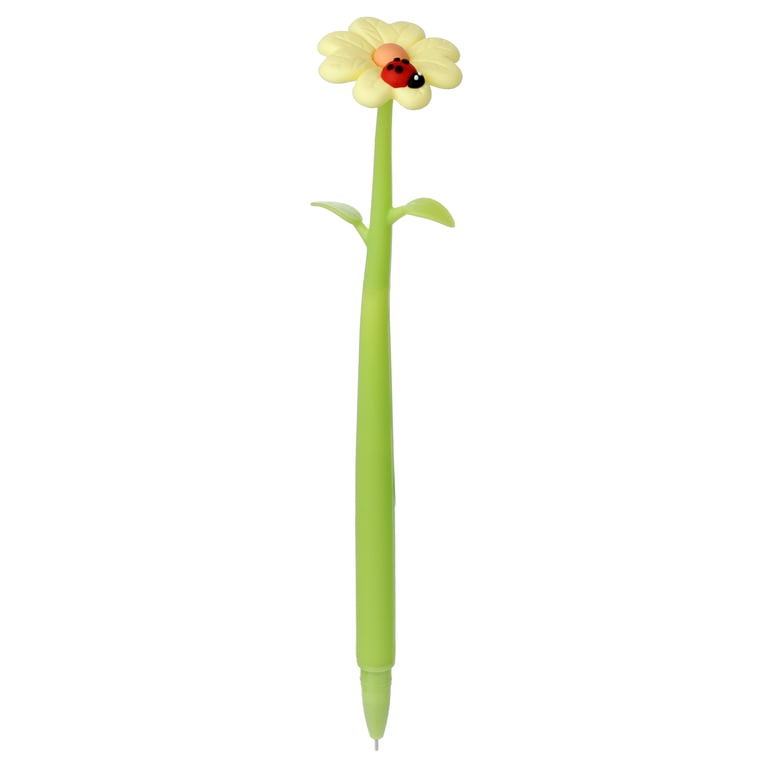 Botanical Gardens Ladybird Flower Fine Tip Pen - CE Marked, PVC Free, Black Ink
