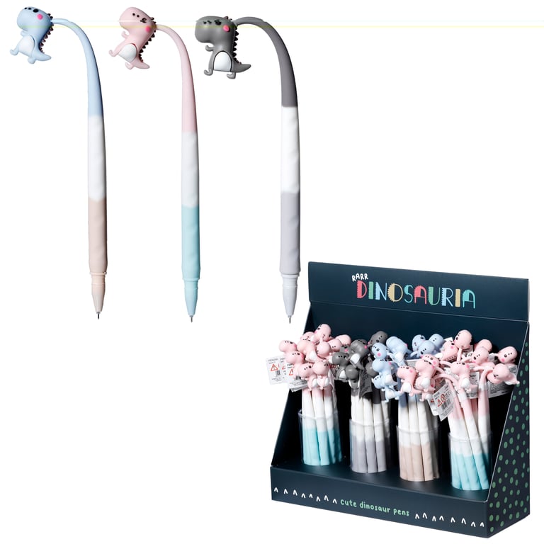 Dinosauria Fine Tip CE Marked Pen - PVC Free Writing Tool for Children and Adults