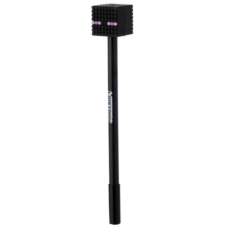 Minecraft Fine Tip Pen - Licensed Edition (Pig/Bee/Zombie/Skeleton) - Black Ink, Fine Nib, CE/UKCA Marked