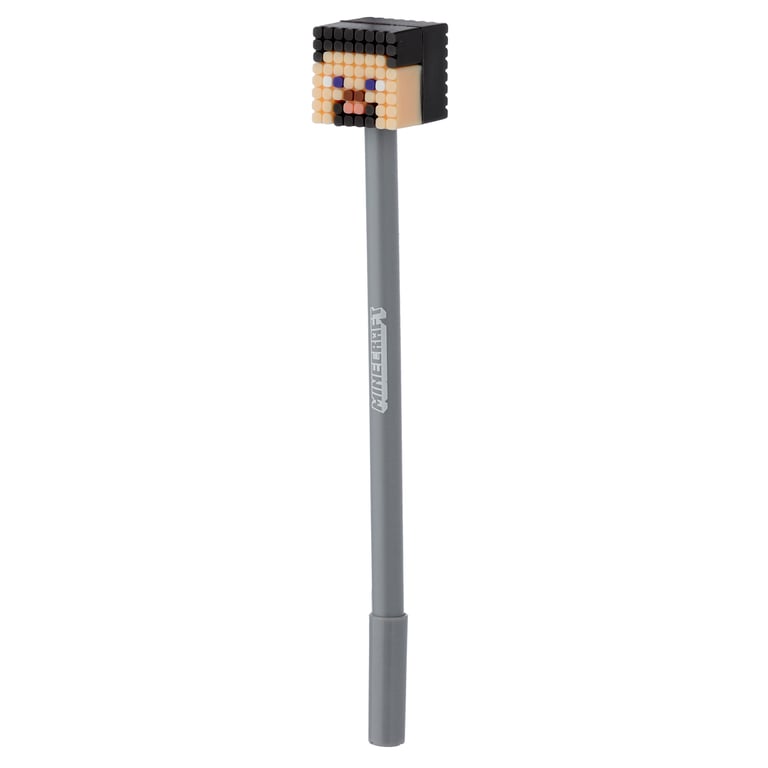 Minecraft Fine Tip Pen - Licensed Edition (Pig/Bee/Zombie/Skeleton) - Black Ink, Fine Nib, CE/UKCA Marked