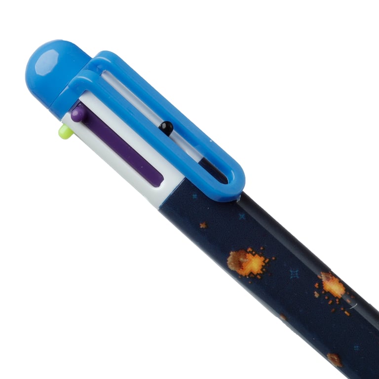 Multi Colour Pen - 6 Vibrant Colours, CE Marked, ABS Plastic Construction