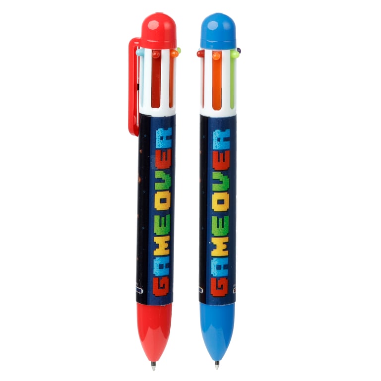 Multi Colour Pen - 6 Vibrant Colours, CE Marked, ABS Plastic Construction