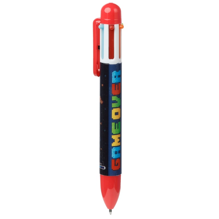 Multi Colour Pen - 6 Vibrant Colours, CE Marked, ABS Plastic Construction