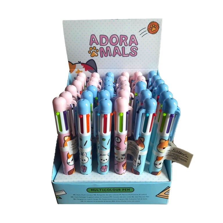 CE Marked Multi Colour Pen - 6 Colours for Pets by Adoramals