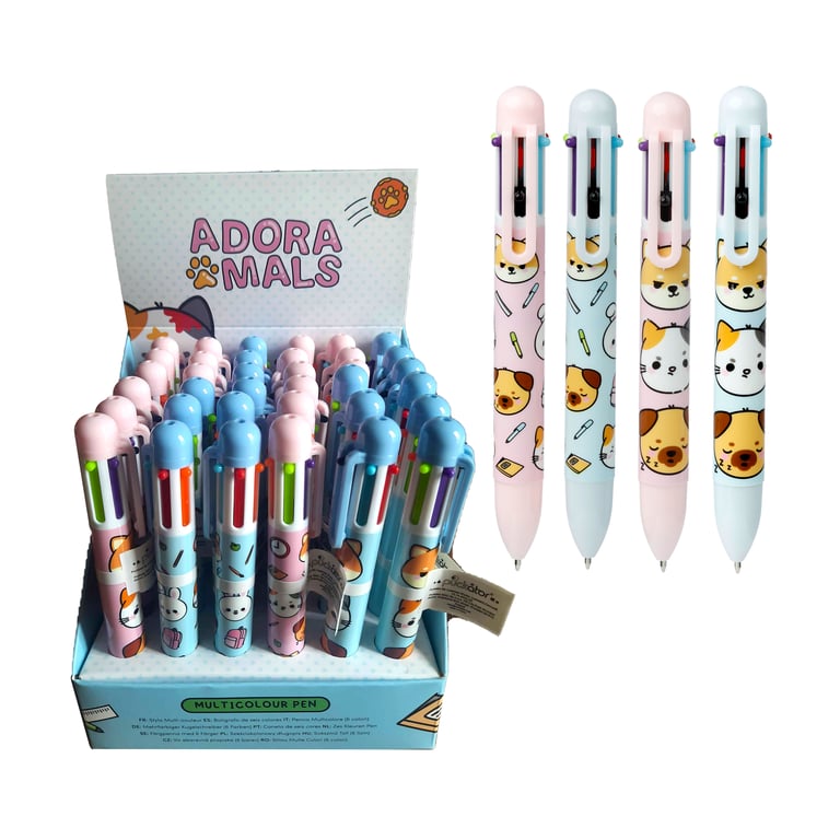 CE Marked Multi Colour Pen - 6 Colours for Pets by Adoramals