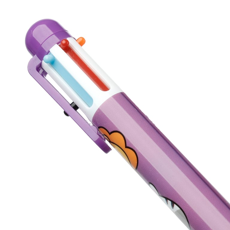 Adoramals Wild Multi Colour Pen (6 Colours) - CE & EN71 Marked Plastic Children s Educational Pen