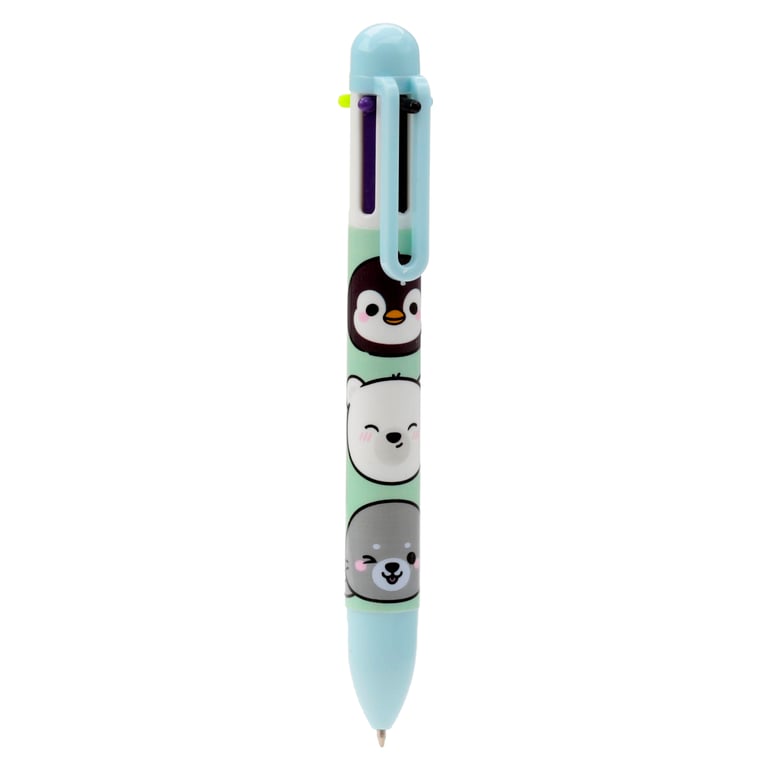 Adoramals Sealife Multi Colour Pen (6 Colours) - CE/UKCA Marked & EN71 Compliant Kids Educational Writing Instrument