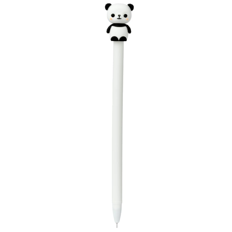 Fine Tip Plastic Pen CE Marked with Panda Topper - Kids Safe Writing Instrument