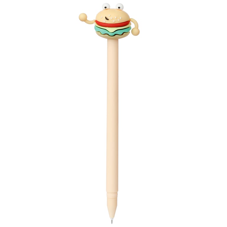 Fine Tip Pen with Silicone Topper - CE Marked Plastic ABS & PVC Writing Instrument