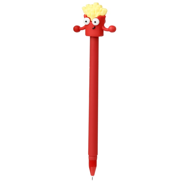 Fine Tip Pen with Silicone Topper - CE Marked Plastic ABS & PVC Writing Instrument