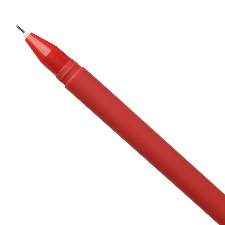 Fine Tip Pen with Silicone Topper - CE Marked Plastic ABS & PVC Writing Instrument